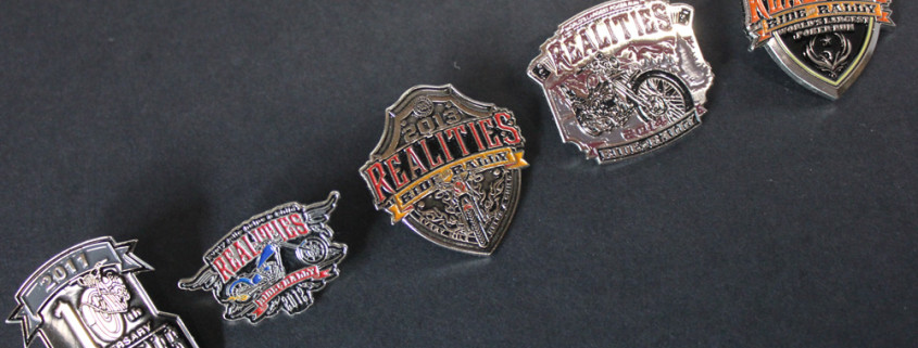 5 Realities Pin
