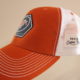 Orange and White Hat